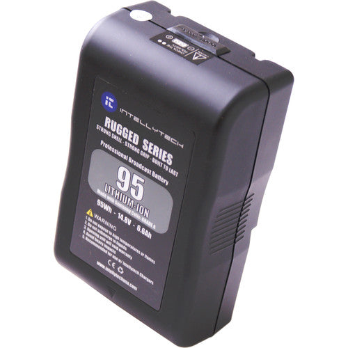 The Mini - 95Wh Rugged Series Li-Ion Battery Pack. Gold Mount / V-Mount