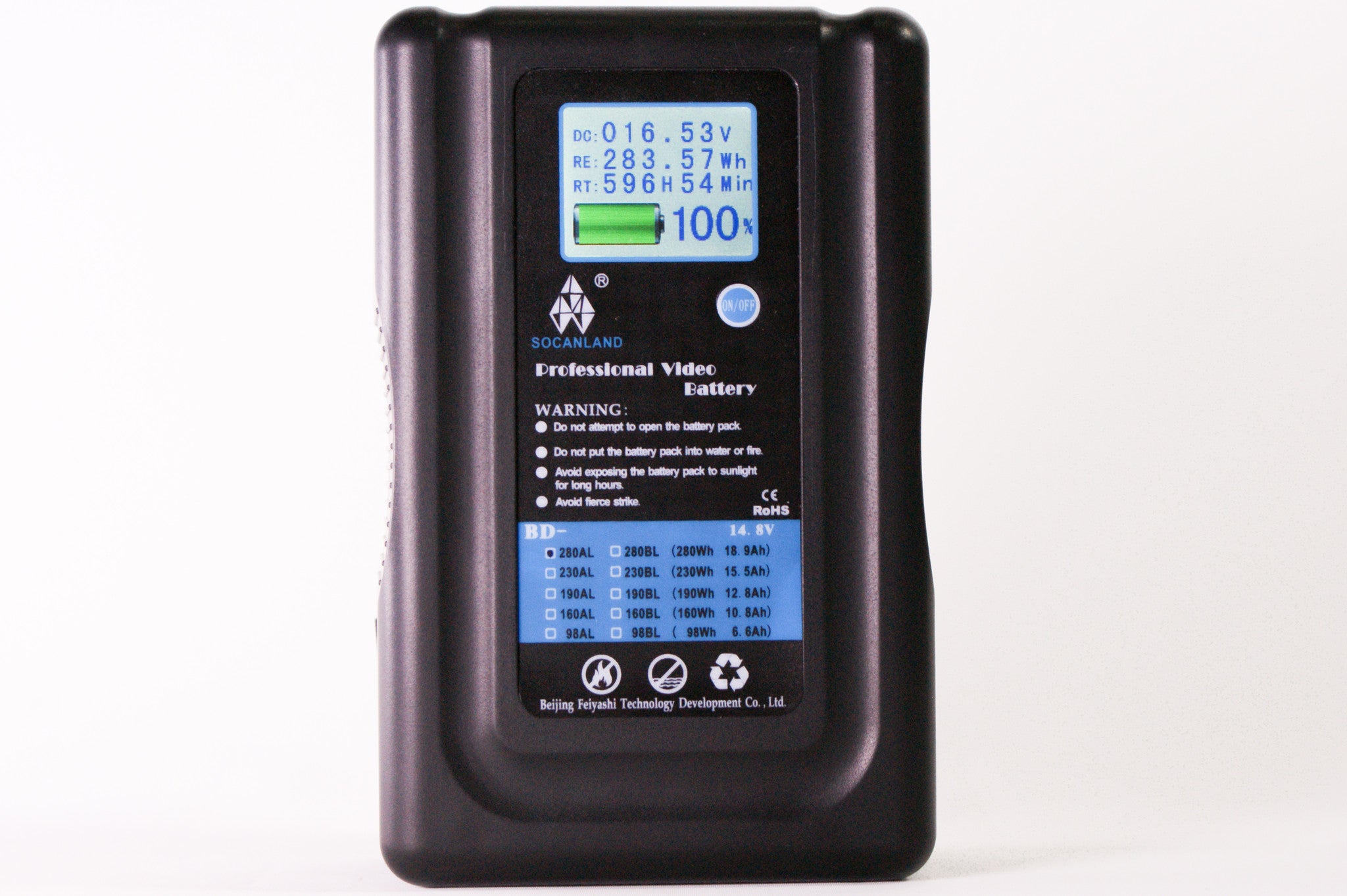 4 x 280Wh Package w/ Quad Battery Charger - Select Gold Mount or V-Mount