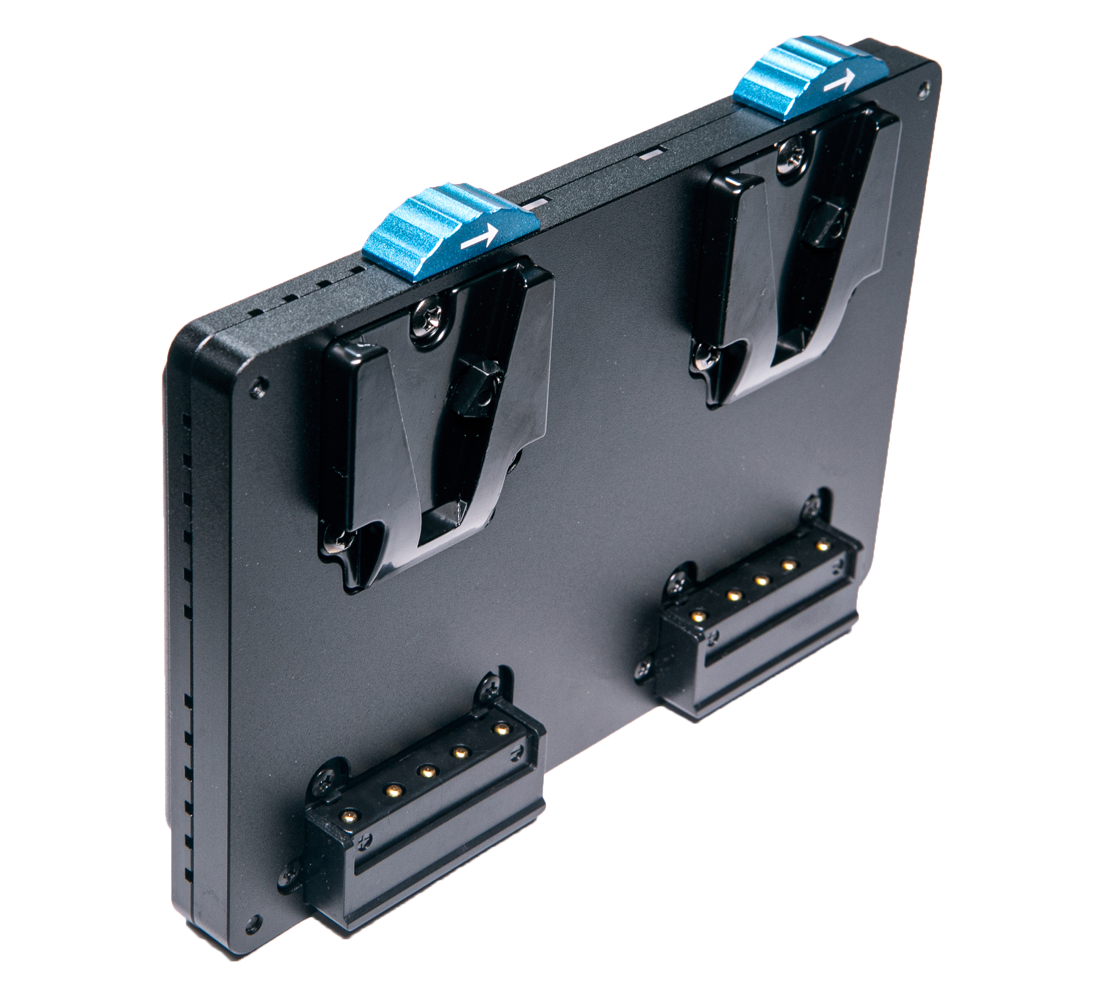 Pocket-V Dual Battery Plate  - V-Mount to Gold Mount