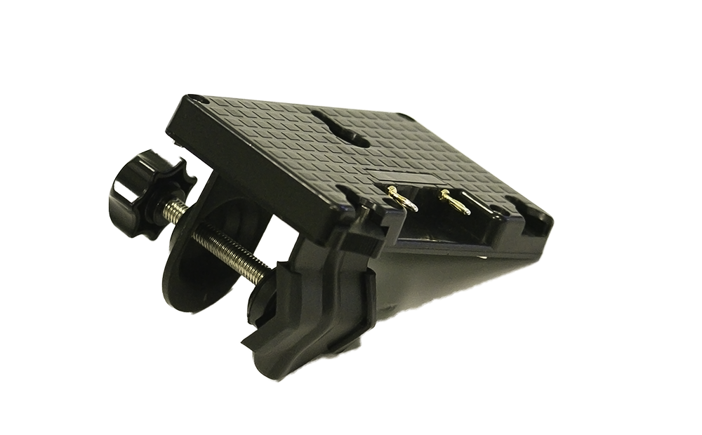 SC-AB - Gold Mount Battery Plate with Stand Clamp & D-Tap Output