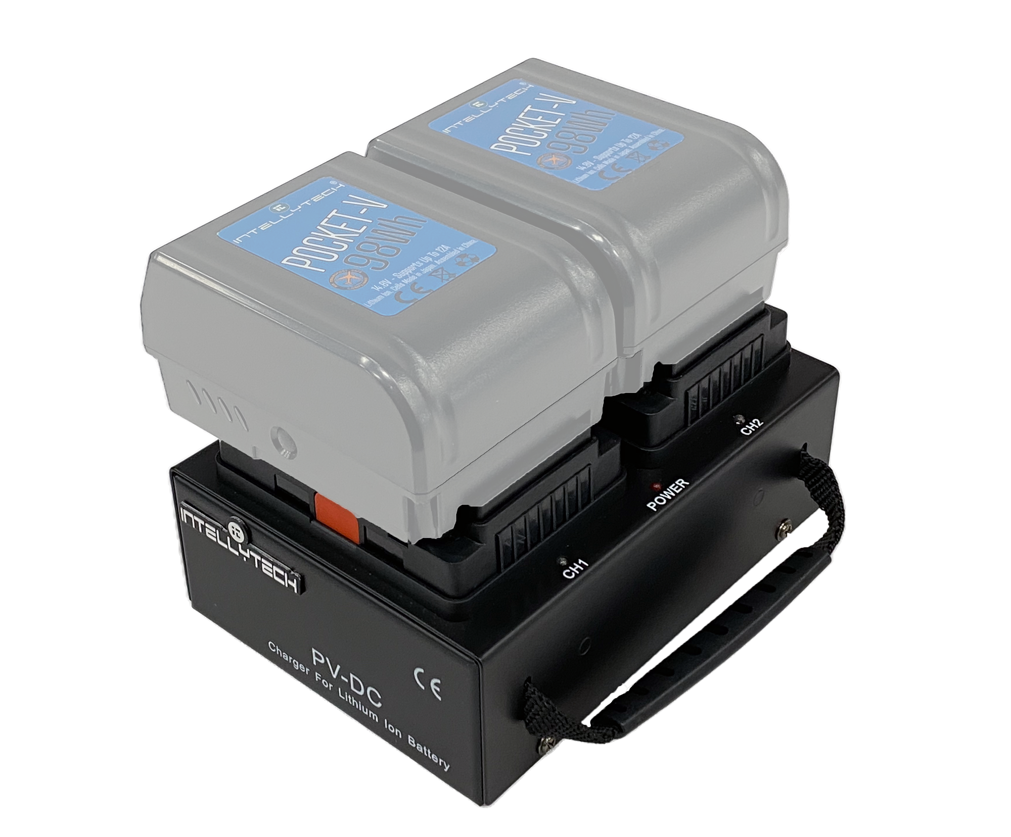 Pocket-V Dual Battery Charger for V-Mount Batteries