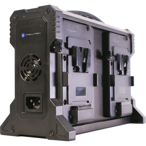 intellytech quad v-mount gold mount battery charger