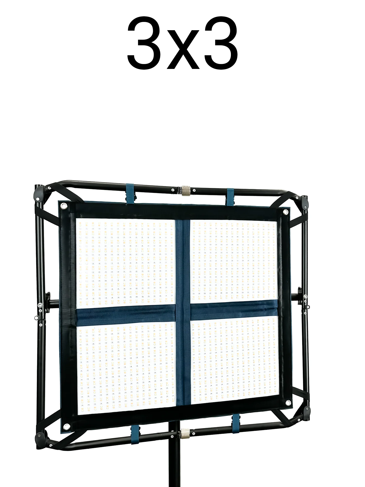 MINI MEGA-4FC LiteCloth 3.0 | Foldable LED Mat W/ 3x3 Softbox Kit. RGBWW