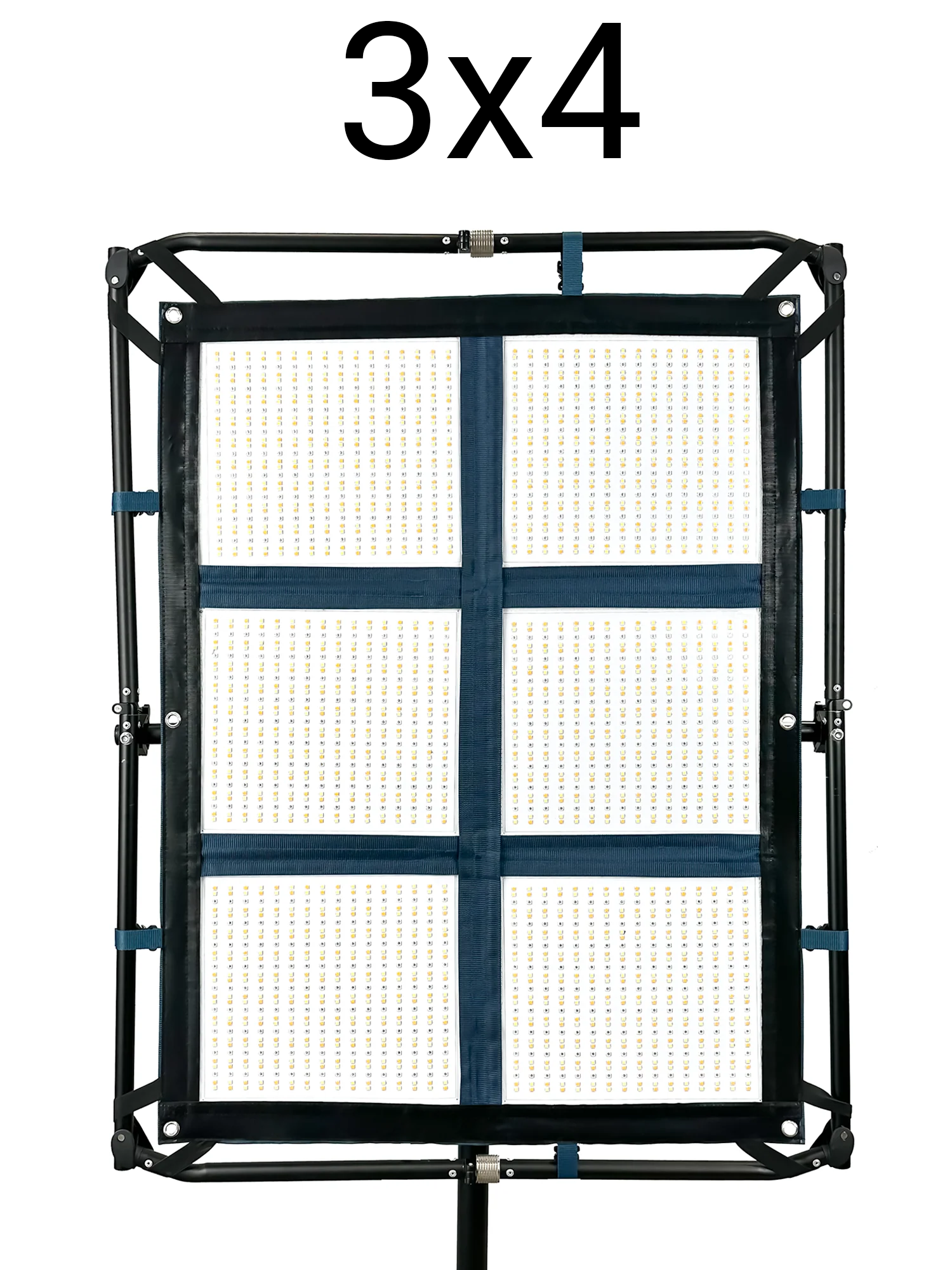 MEGA-6FC LiteCloth 3.0 | Foldable LED Mat W/ 3x4 Softbox Kit. RGBWW