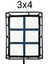 MEGA-6FC LiteCloth 3.0 | Foldable LED Mat W/ 3x4 Softbox Kit. RGBWW