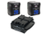2x Pocket-Gold 210Wh & Dual Battery Charger (Gold Mount)