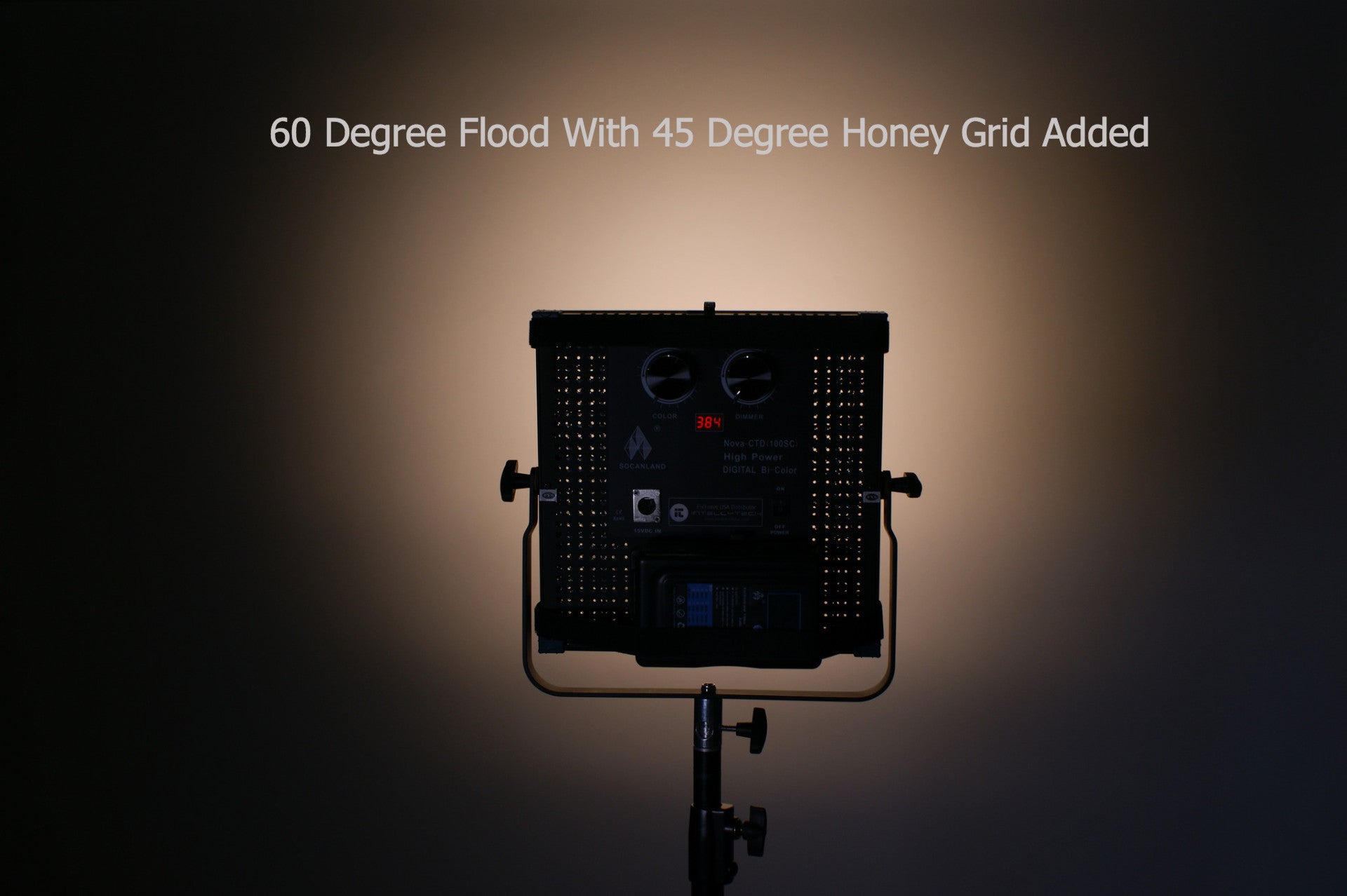 Honey Grid for 1x1 LED Light Panels - Choose 25 or 45 Degrees