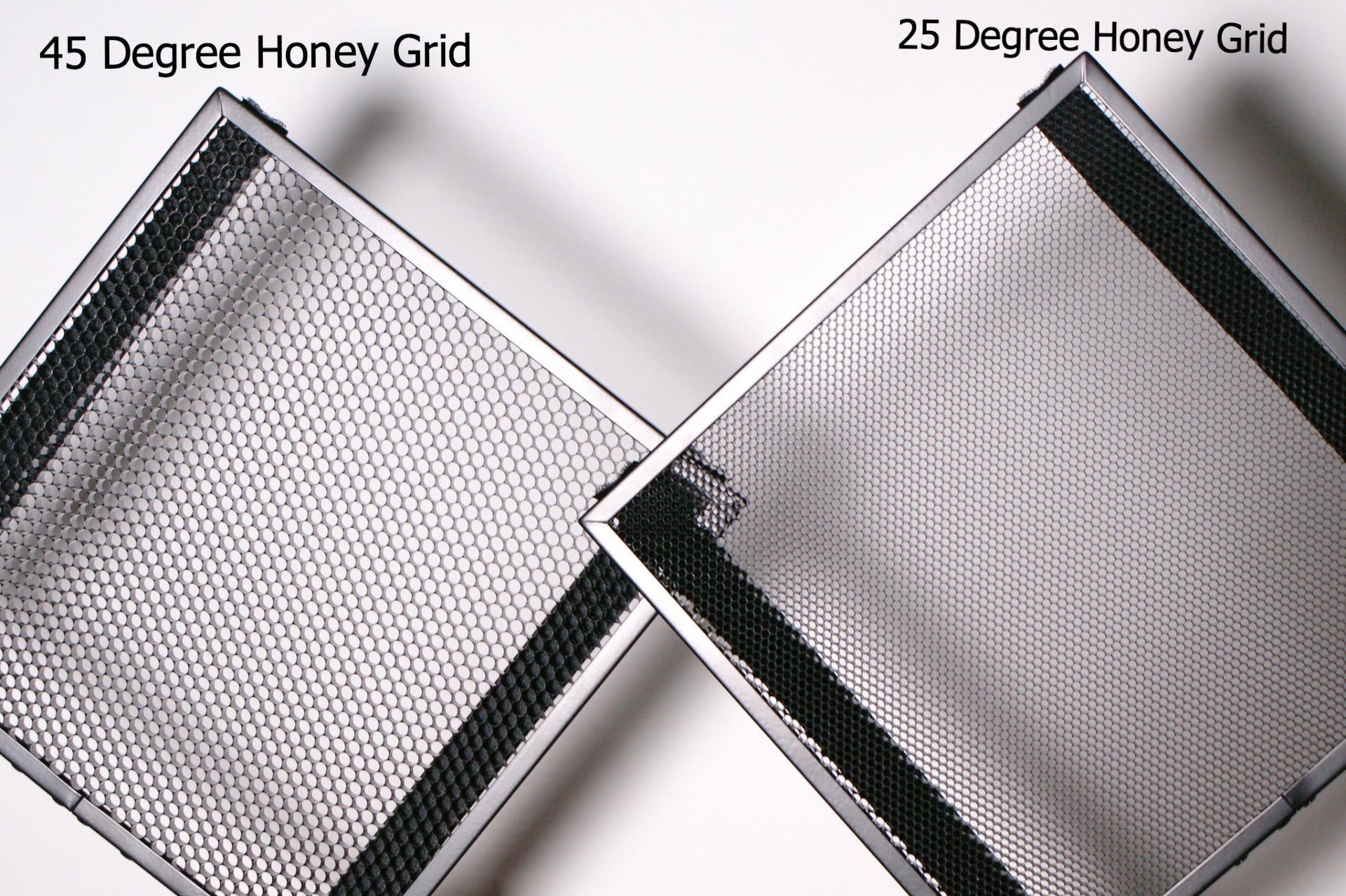 Honey Grid for 1x1 LED Light Panels - Choose 25 or 45 Degrees