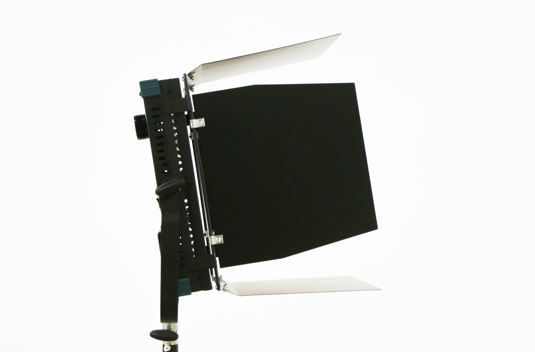 Intellytech Socanland NovaCTD - Digital, Bi-Color, 1x1 LED Light Panel with barn-doors