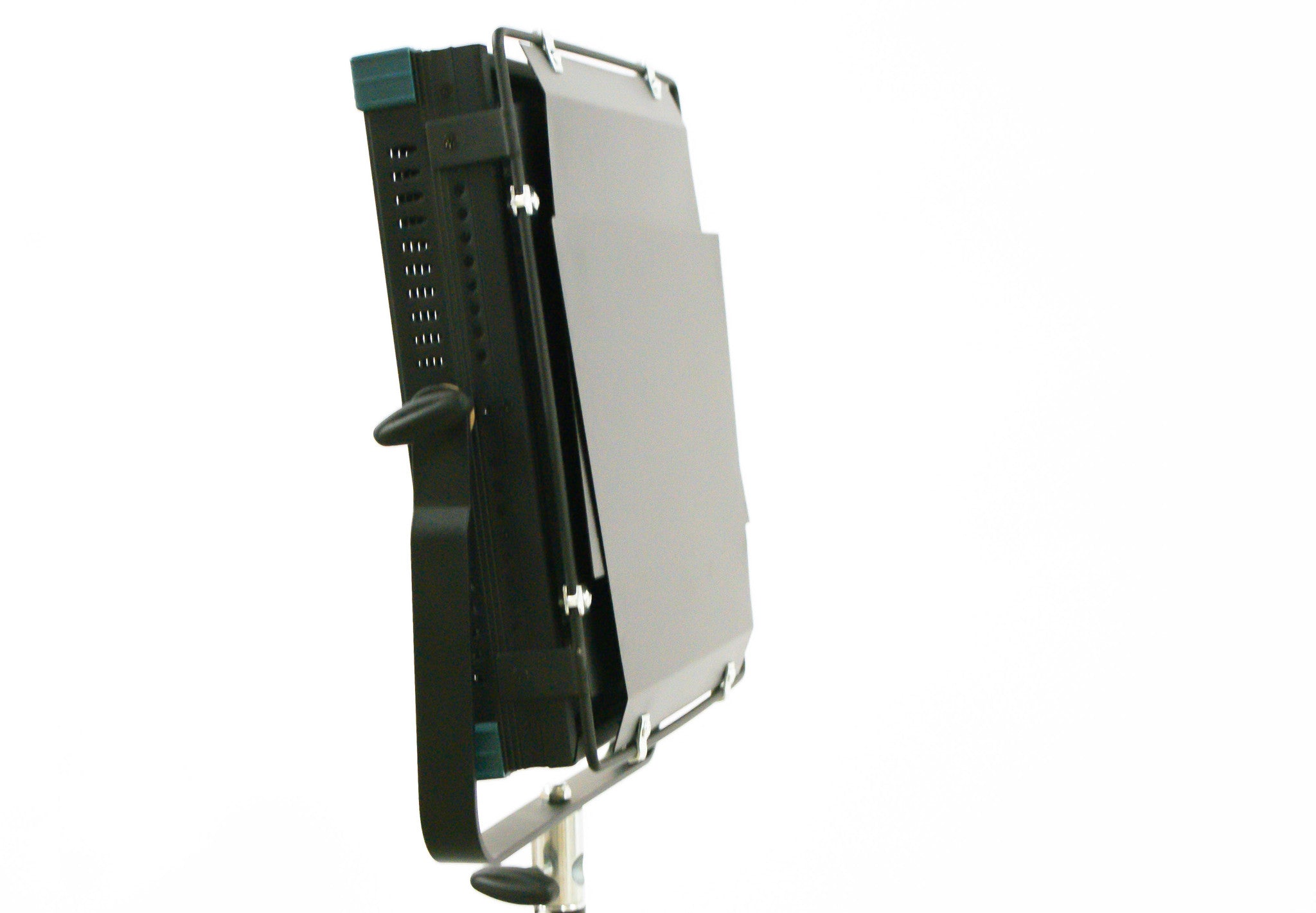 Intellytech Socanland NovaCTD - Digital, Bi-Color, 1x1 LED Light Panel with barn-doors