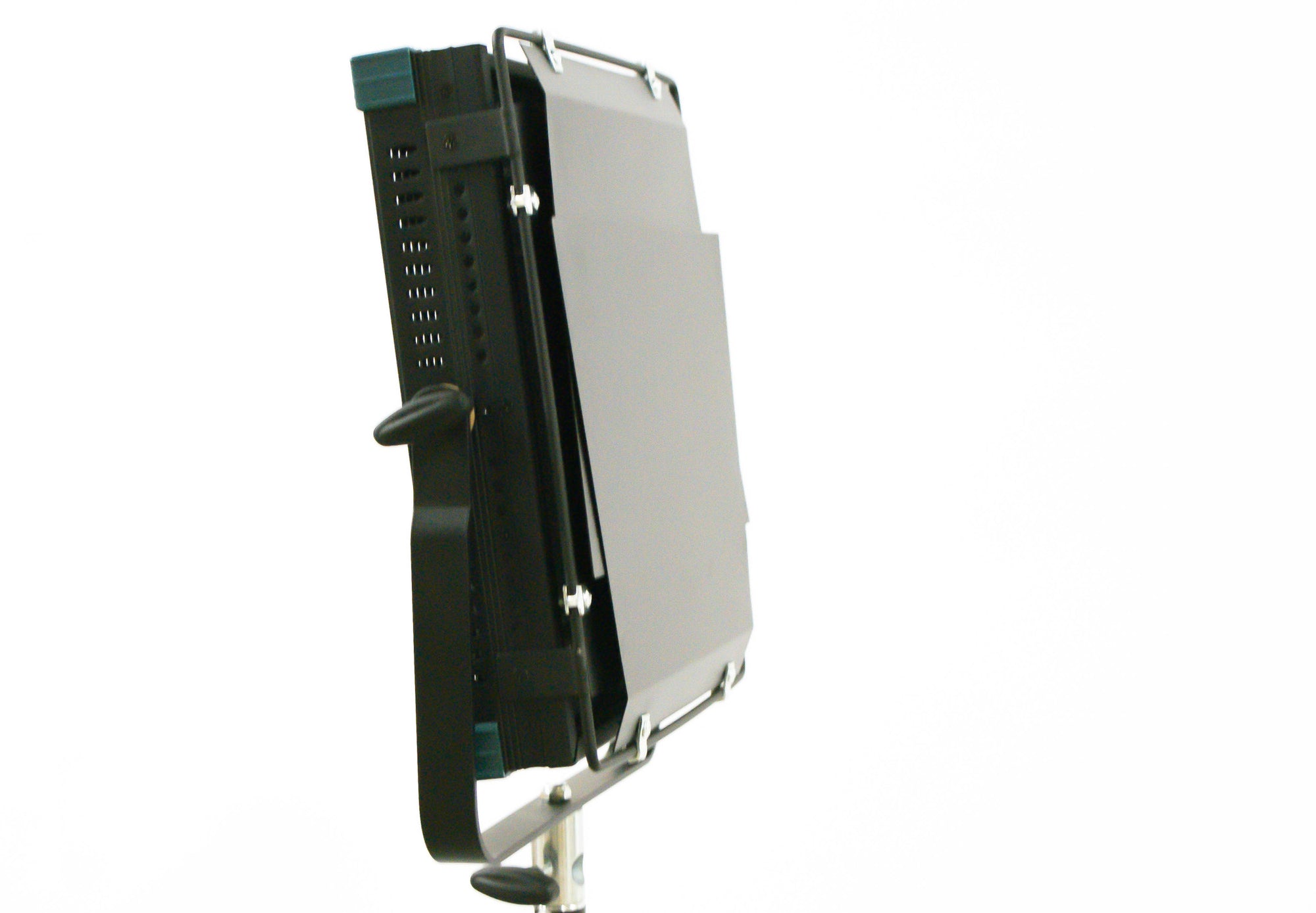 Intellytech Socanland NovaCTD - Digital, Bi-Color, 1x1 LED Light Panel with barn-doors