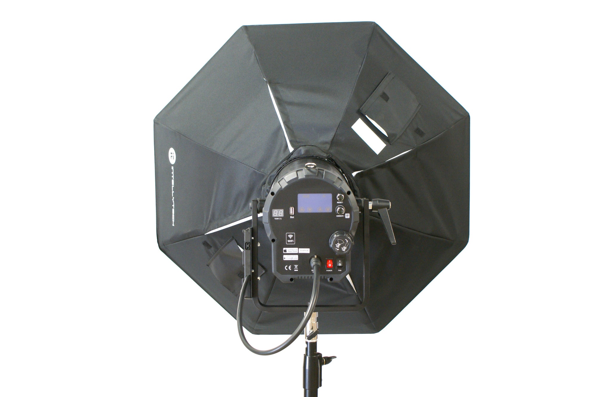 Light Cannon - F-165 5500k AC/DC - Battery & AC Power High Output 165W LED 5" Fresnel - W/ Wifi