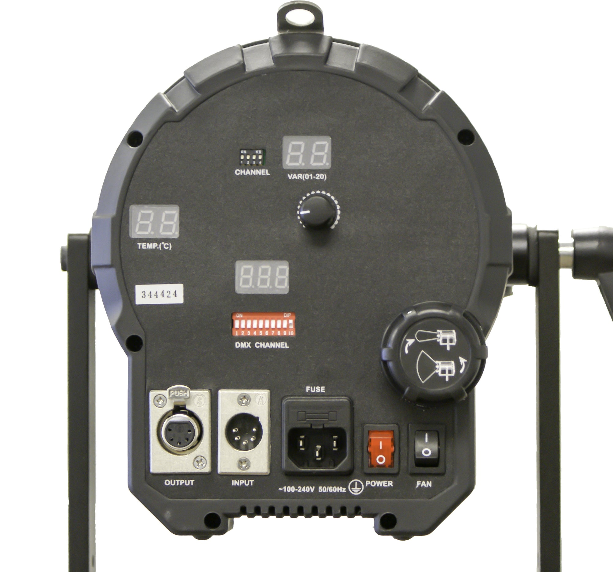 Light Cannon - F-165 5500k - Portable, High Output 165W LED 5" Fresnel - W/ DMX