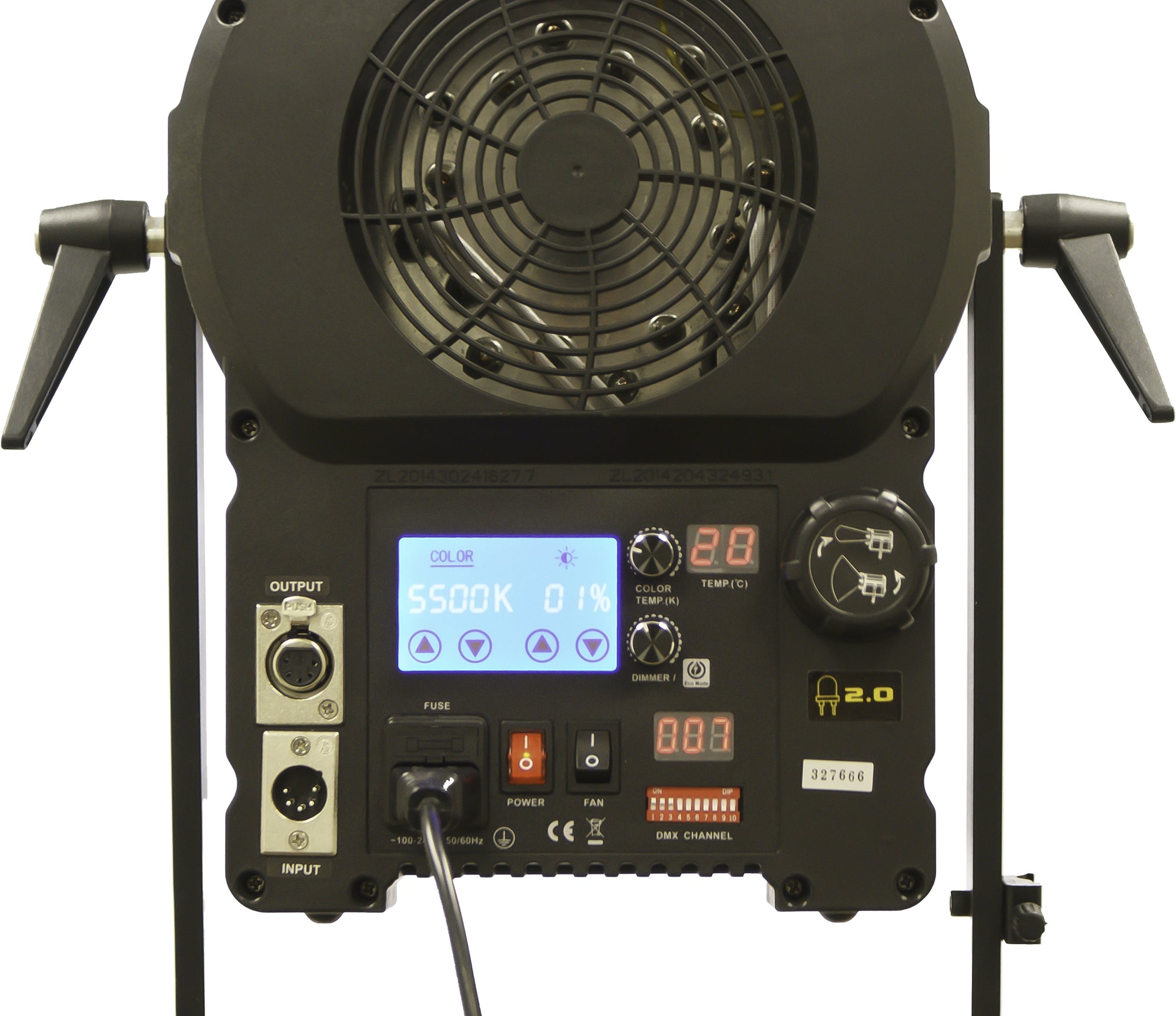 Light Cannon - F-485 Bi-Color - High Output 485W LED 7" Fresnel - W/ DMX