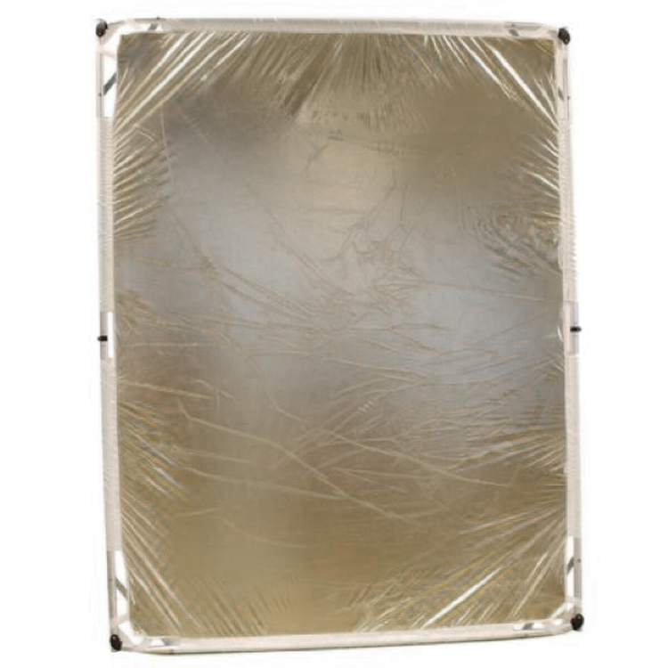 Fast Frame | FF-5x6.5 Silver & Gold Stripe / White