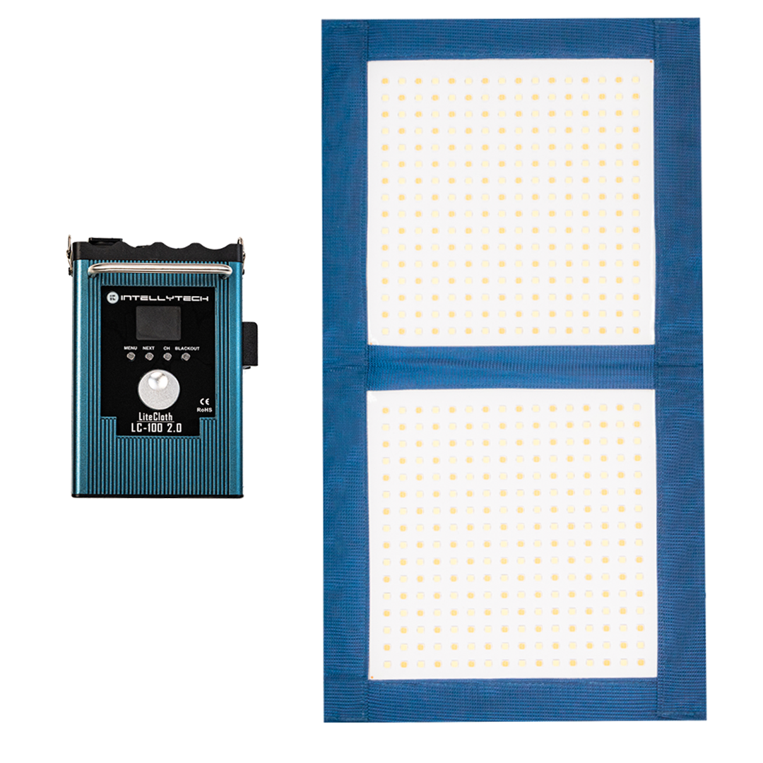 2 Light Kit - LiteCloth LC-100 2.0 - 1x2 Foldable LED Mat Kit