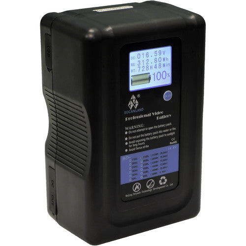 The REAL BIG BOY - Socanland 310Wh LCD Battery - Gold Mount or V-Mount