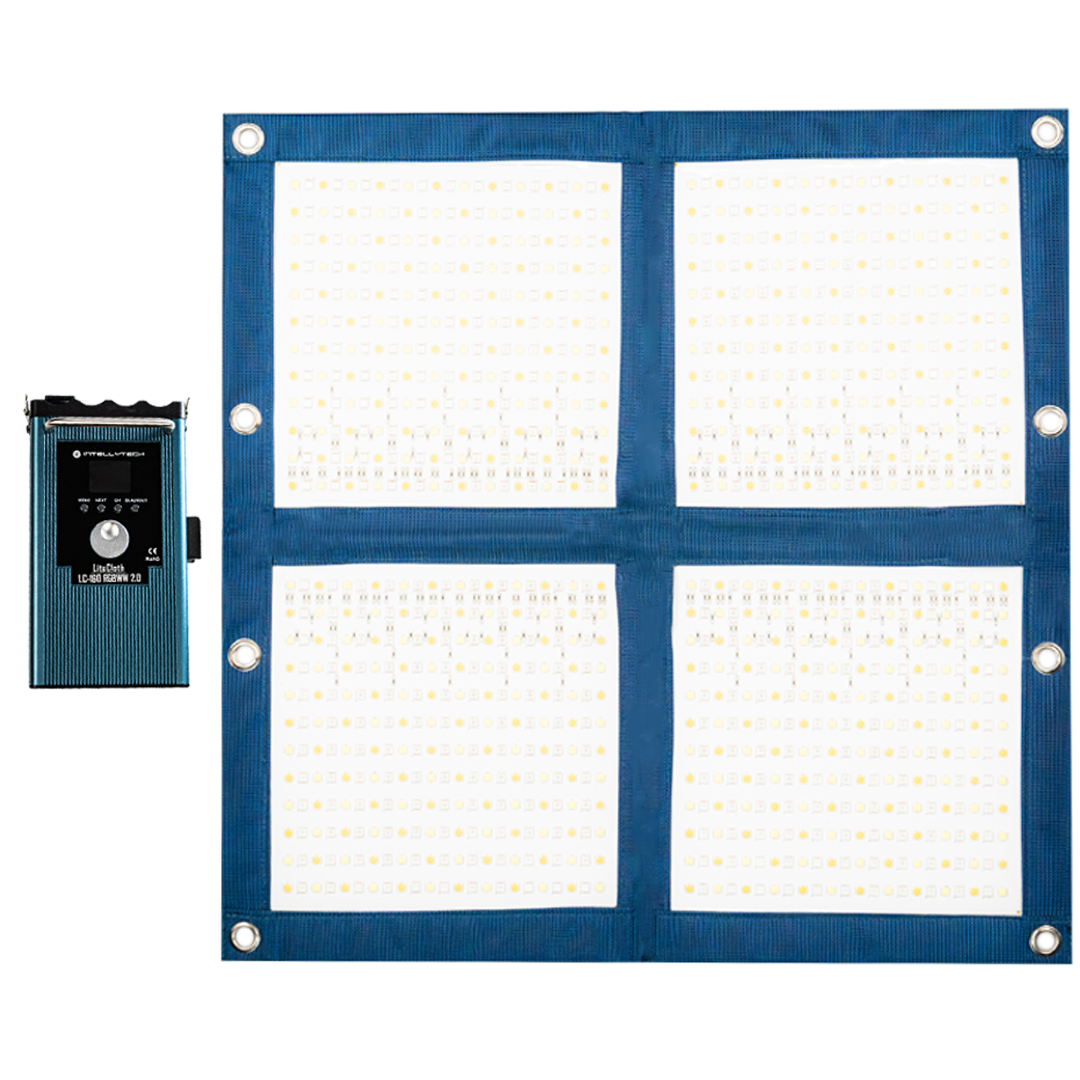 LiteCloth LC-160RGBWW 2.0 - 2x2 Foldable LED Mat Kit