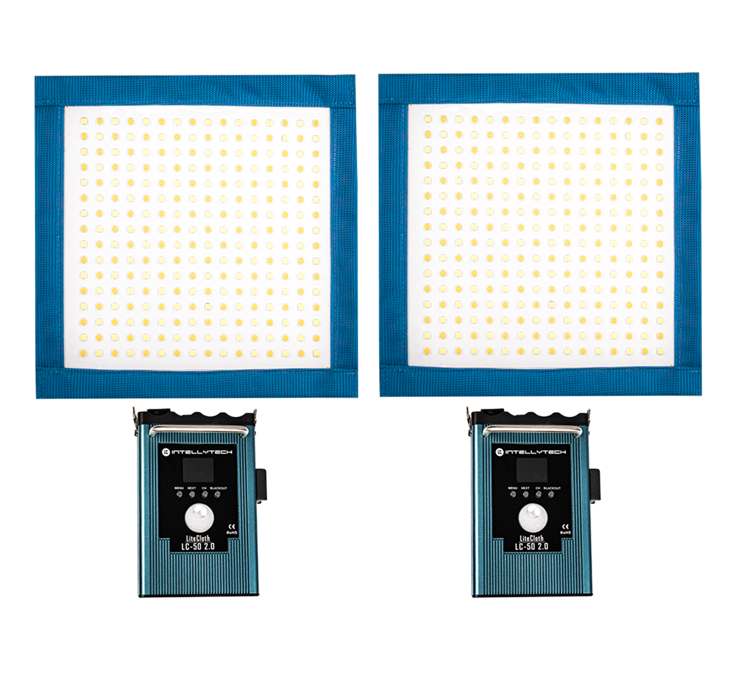 2 Light Kit - LiteCloth LC-50 2.0 - 1x1 LED Mat Kit