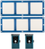 2 Light Kit - LiteCloth LC-120 2.0 - 1x3 Foldable LED Mat Kit. BOOSTED - 160W