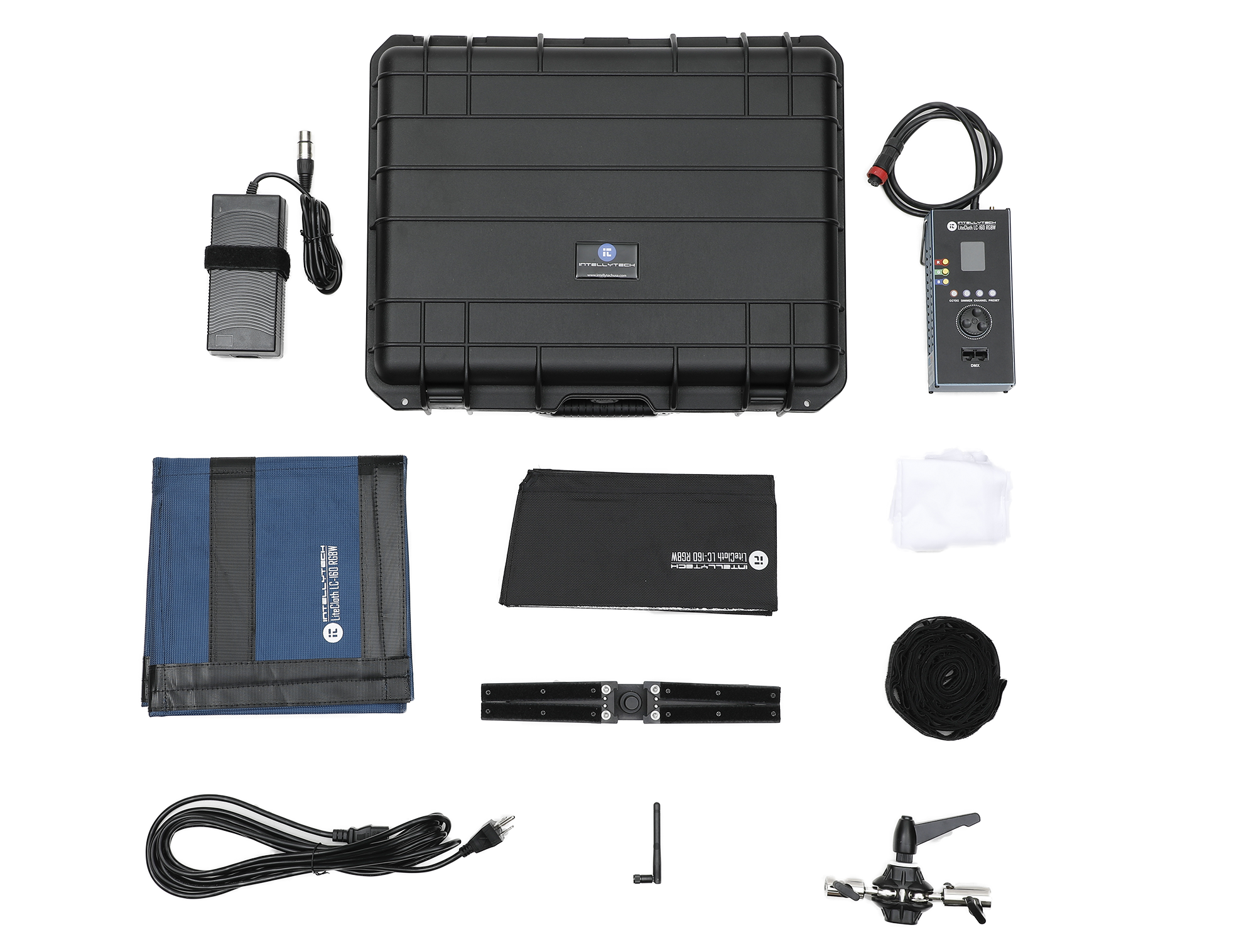 LiteCloth LC-160RGBW II - 2'x2' Foldable LED Mat Kit