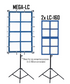 MEGA-LiteCloth 2.0 | 3'x4.5' Foldable LED Mat Kit