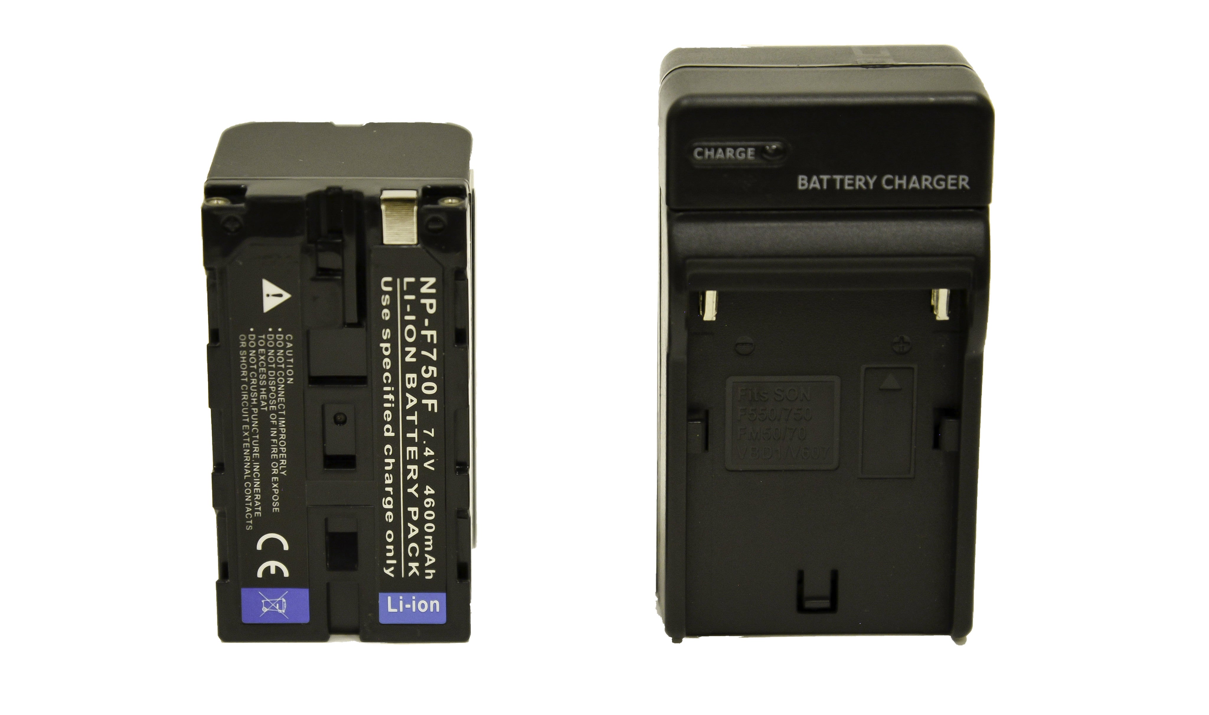 NP-F750 (4600mAh L-Series) Battery W/ Charger Kit