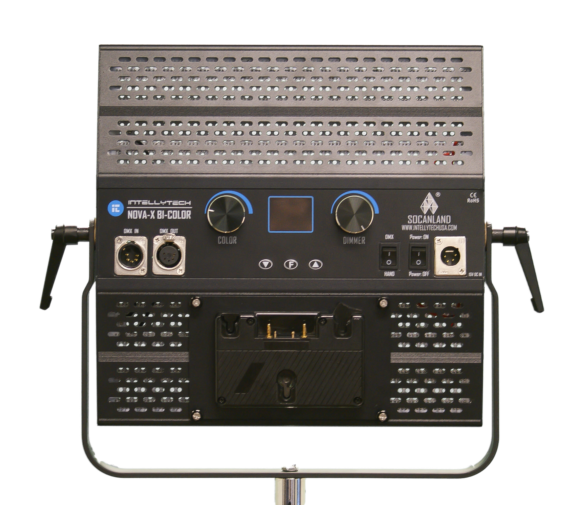 Nova-X - Bi-Color, 100W 1x1 Panel Kit W/ DMX