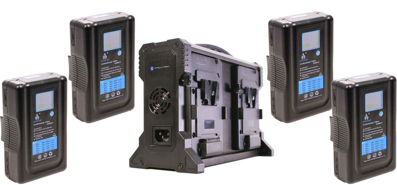 Socanland 98Wh Gold Mount V Mount battery with d-tap and lcd