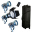 3 Light Kit Light Cannon X-100 | Bowens Mount + Bi-Color + Fresnel