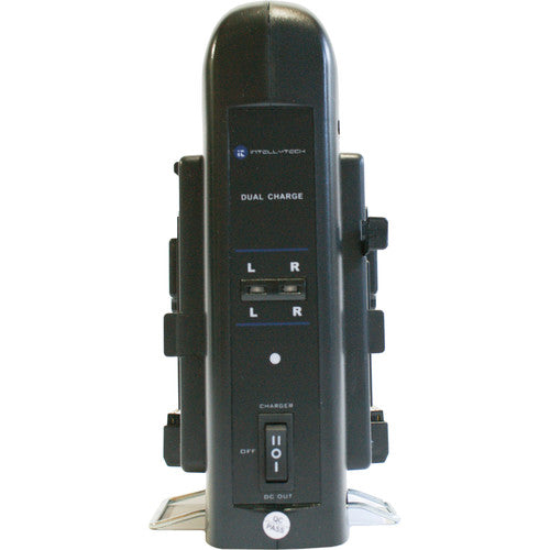 intellytech dual v-mount gold mount battery charger